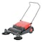 Vestil Manual Brush Sweeper, Large Belt Driven JAN-LG - alternate 2